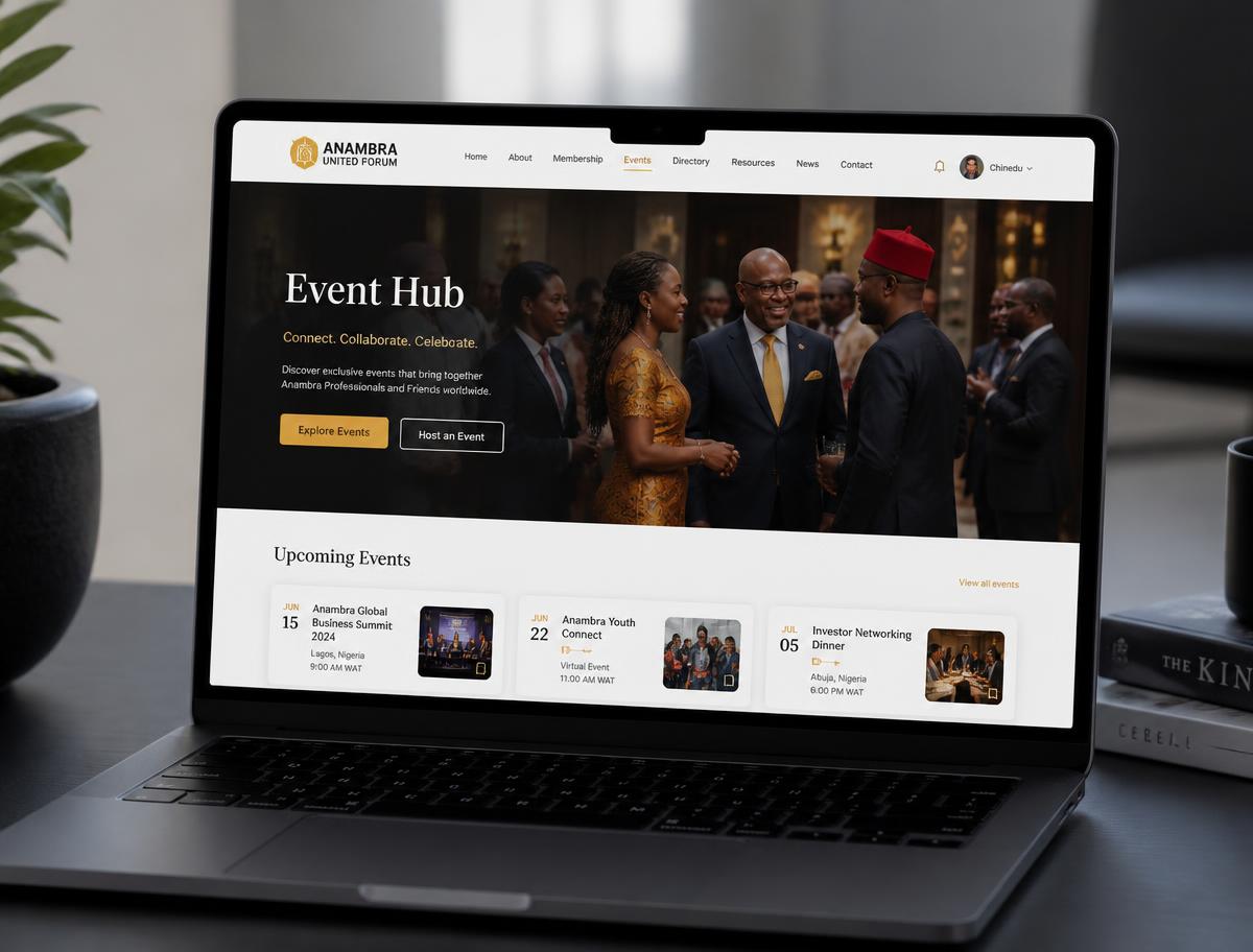 Anambra United Forum — Community & Membership website built by GrowBy